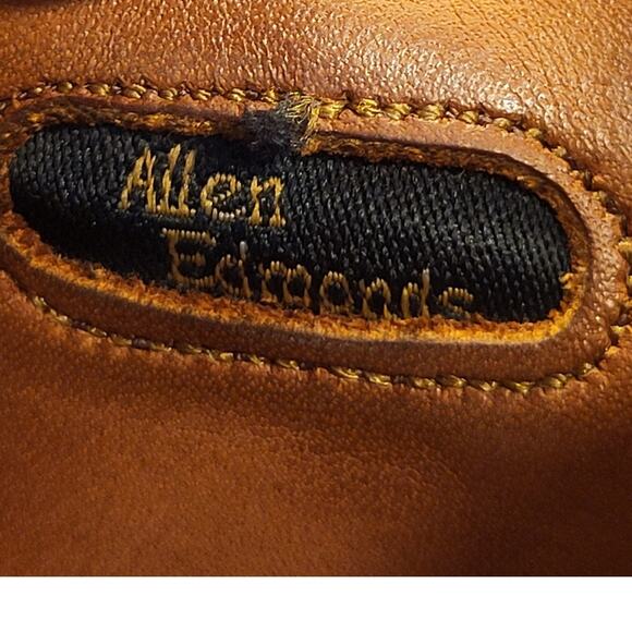 Allen Edmonds Delray black leather split-toe blucher dress shoes size 10 main image 5